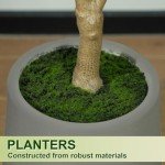 5FT Faux Olive Tree with Gray Planter