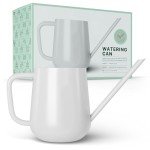 LOOPSEED Modern Metal Watering Can - 33.8oz
