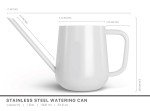 LOOPSEED Modern Metal Watering Can - 33.8oz