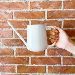 LOOPSEED Modern Metal Watering Can - 33.8oz