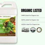Organic Liquid Fertilizer for Vegetables - 1 Gal