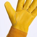 Durable Leather Gardening Gloves with Thorn Protection