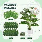 28" Artificial Monstera Plant for Indoor & Outdoor Decor