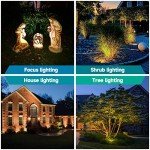 Solid Brass Low Voltage Landscape Spotlights (4 Pack)