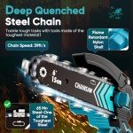 Portable Mini Chainsaw Set with 2 Batteries