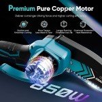 Portable Mini Chainsaw Set with 2 Batteries