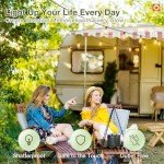 Addlon 54FT Solar String Lights with Remote & USB