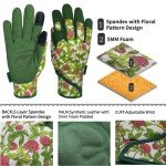 Vegan Garden Gloves for Women - Medium Green