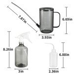 Small 34oz Watering Can with Long Spout for Plants