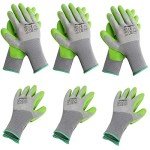 6 Pairs Eco-Friendly Garden Work Gloves