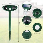 Ultrasonic Solar Animal Repeller, 2 Pack