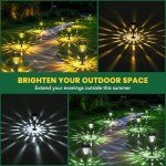 GIGALUMI 12 Pack Solar Pathway Lights