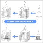 Squirrel-Proof Metal Bird Feeder for Bluebirds