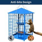 Squirrel-Proof Metal Bird Feeder for Bluebirds