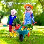 Adorable Kids Gardening Tool Set with Wheelbarrow