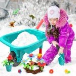 Adorable Kids Gardening Tool Set with Wheelbarrow