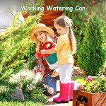 Adorable Kids Gardening Tool Set with Wheelbarrow