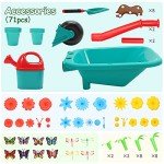 Adorable Kids Gardening Tool Set with Wheelbarrow