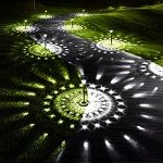 10 Pack Ultra Bright Solar Garden Path Lights