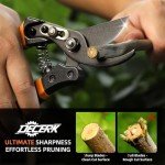 Professional Bypass Pruning Shears with Ergonomic Handle