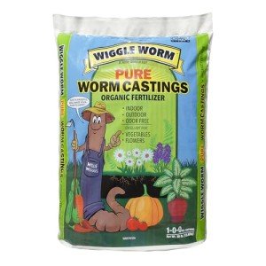 Wiggle Worm Organic Worm Castings Fertilizer, 30 lbs