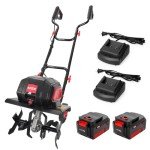 MZK 40V Cordless 12-Inch Garden Tiller