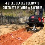 MZK 40V Cordless 12-Inch Garden Tiller