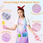 Kids Gardening Tools Set with Unicorn Apron