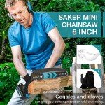 Saker Portable Mini Chainsaw with Extra Chains