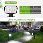 6-Pack Solar Spot Lights for Garden and Pathways