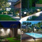 6-Pack Solar Spot Lights for Garden and Pathways