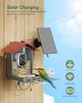 Smart Bird Feeder Cam with Solar Power