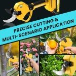 Cordless Electric Pruning Shears with Dual Batteries