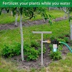 Stainless Steel Deep Root Watering Tool with Dispenser