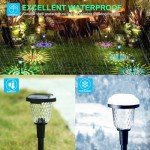 Umickoo Solar Outdoor Lights,6 Pack Dream Dynamic Solar Pathway Lights,Waterproof Color Changing Solar Walkway Lights Maintain 10 Hours of Lighting for Garden, Landscape, Path, Yard, Patio, Driveway