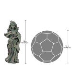 Design Toscano NG31497 Mother Nature Maiden of the Forest Statue,Full Color