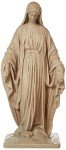 Emsco Group Virgin Mary Statue - Natural Sandstone Appearance - Made of Resin - Lightweight - 34" Height
