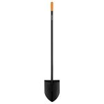 Fiskars Garden Shovel for Digging, Heavy Duty Steel Gardening Tool with Straight Handle