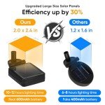 Solar Lights Outdoor Garden Decor: 4 Pack 32 LED Firefly Solar Outdoor Lights - Waterproof Solar Lights for Outside Yard Pathway Landscape Patio Decorations - Solar Powered Swaying Light Sway by Wind