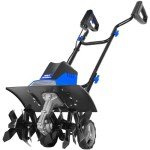 BILT HARD Tiller Cultivator 16 inch, 13.5 Amp 6 Steel Tines Tillers for Gardening Foldable, Electric Garden Rototiller with Adjustable Wheels