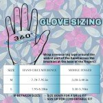 MSUPSAV Gardening Gloves,Garden Gloves for Women,Spandex&Synthetic Leather Yard Work Gloves,Gardening Gifts&Garden Gifts,Touchscreen (Purple Palm, Medium)