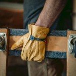 Wells Lamont mens Leather Work Gloves with Wrist Closure DIY Yardwork Construction Motorcycle Large Wells Lamont, Saddletan, Large Pack of 1 US