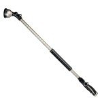 RESTMO 36” Long Watering Wand, Metal Garden Hose Wand with 180° Swivel Head and 10 Spray Patterns, 3ft Heavy Duty Hose Nozzle Sprayer with Thumb Flow Control, Ideal to Water Hanging Baskets, Shrubs