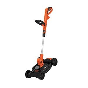 BLACK+DECKER 3-in-1 Corded Lawn Mower, String Trimmer & Edger, 12-Inch (BESTA512CM)