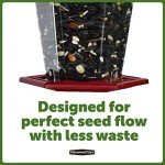 Pennington Songbird Lantern Bird Feeder, Red, 8 inches high 6 inches Wide at top, (100511311)