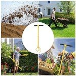 BARAYSTUS Garden Hand Tiller Garden Claw Twist Tiller Cultivator Tiller Soil Lossener Lawn Aerator Areator Loosen, Rototiller, Garden Bed and Plant Box Cultivator, Garden Tools.