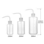 3-Pack Plant Flower Watering Bottle/Succulent Watering Cans Plastic Squeeze Bottle with Bend Mouth/Garden & Indoor Watering Tools (150ML,250ML,500ML)