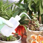 3-Pack Plant Flower Watering Bottle/Succulent Watering Cans Plastic Squeeze Bottle with Bend Mouth/Garden & Indoor Watering Tools (150ML,250ML,500ML)