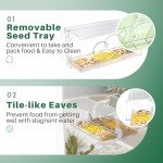 SUNALLY Window Bird Feeder for Outdoors, Clear Bird Feeders Window Mounted with Strong Suction Cups, Transparent Bird House Outside Wild Bird Watching for Garden, Yard, Elderly Kids Viewing