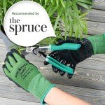 Pine Tree Tools Bamboo Gardening Gloves for Women & Men - Multi-purpose Work Gloves - Breathable and Absorbent Bamboo Gloves - Gardening Gloves for Men